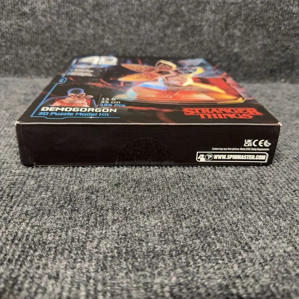 NEW 4D Build Stranger Things Demogorgon 3D Puzzle Model Kit Spin Master Sealed